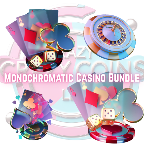 Monochromatic Casino Graphics Bundle
